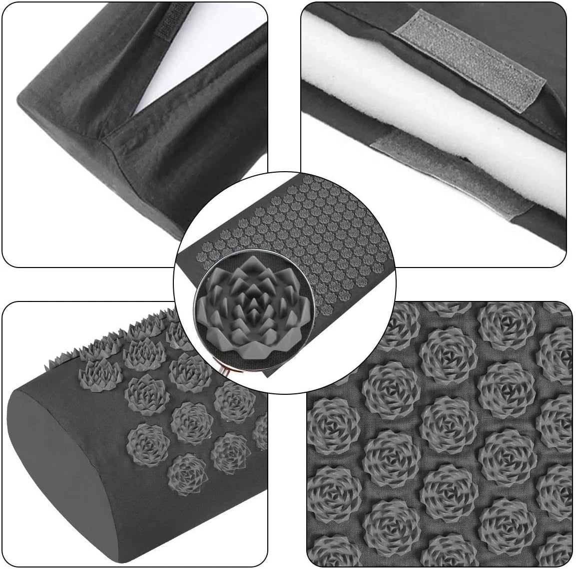 Acupressure Lotus Spike Mat & Cushion Set
