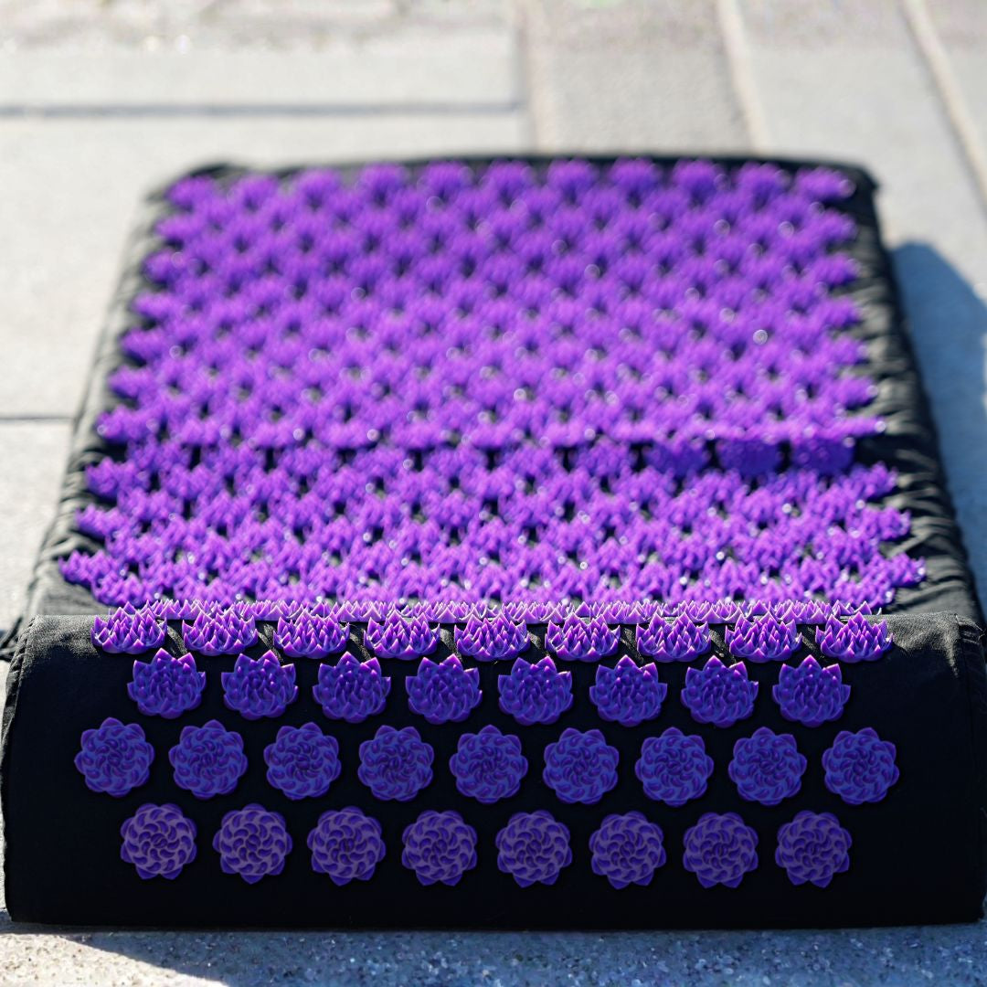 Acupressure Lotus Spike Mat & Cushion Set